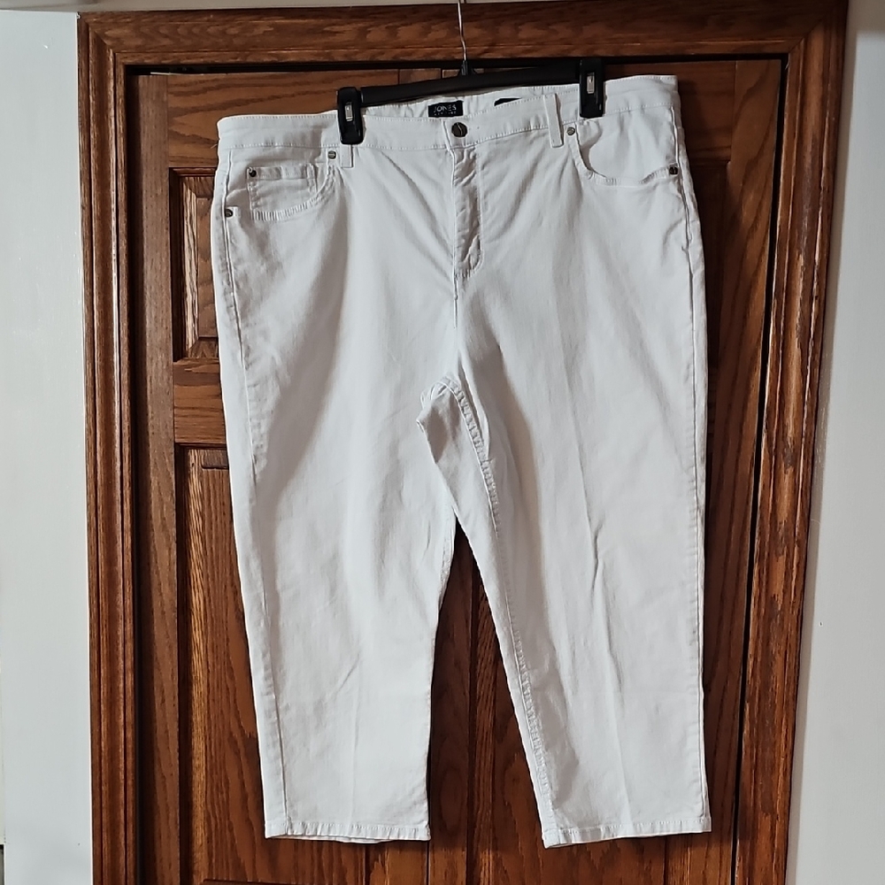 Jones New York Classic White Pants